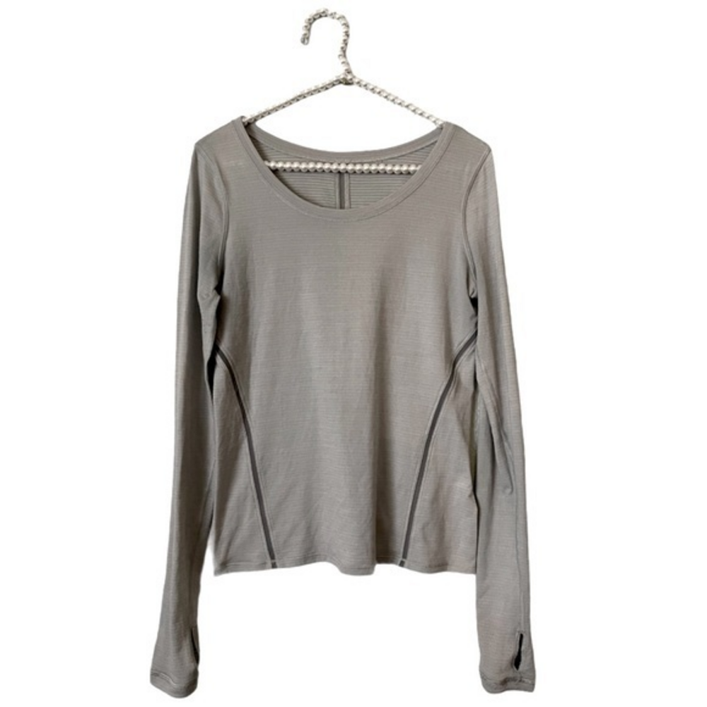 Lululemon Long Sleeve Mesh Details Top